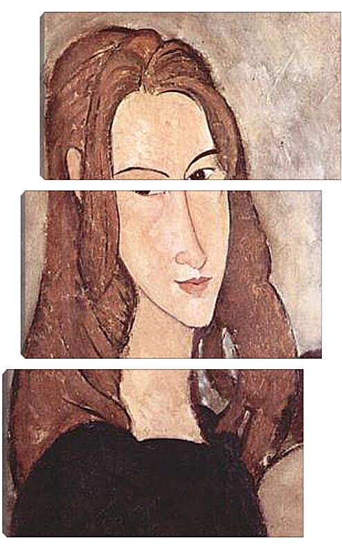 Модульная картина - Портрет Жанны Эбютерн. Амедео Модильяни