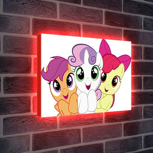 Лайтбокс световая панель - Пони