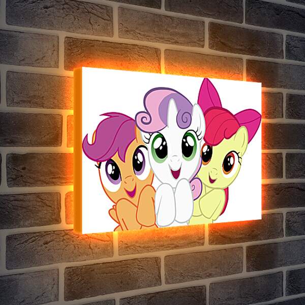 Лайтбокс световая панель - Пони