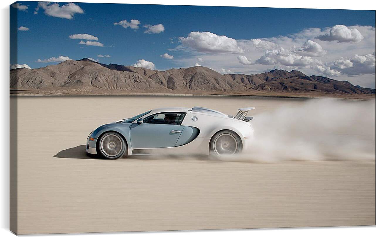 Постер и плакат - Автомобиль в пустыне