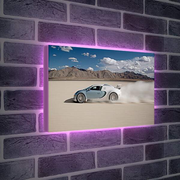Лайтбокс световая панель - Автомобиль в пустыне