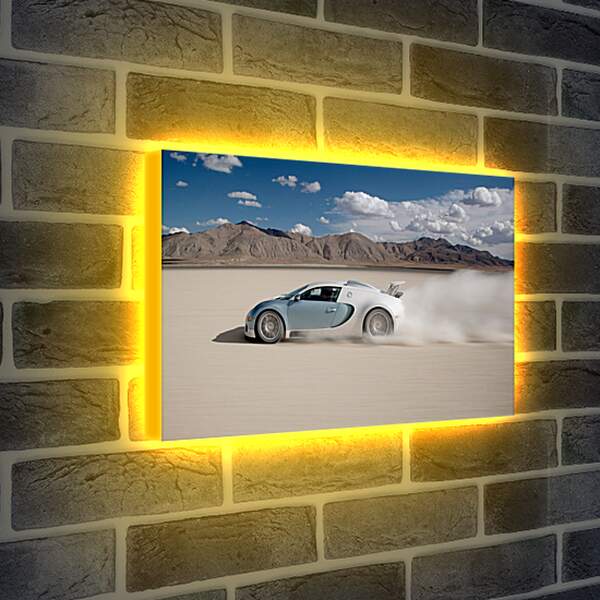 Лайтбокс световая панель - Автомобиль в пустыне