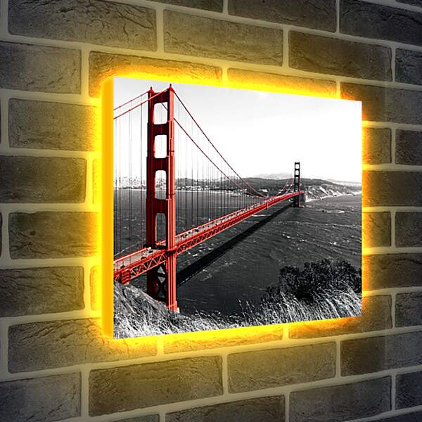 Лайтбокс световая панель - Мост Золотые Ворота