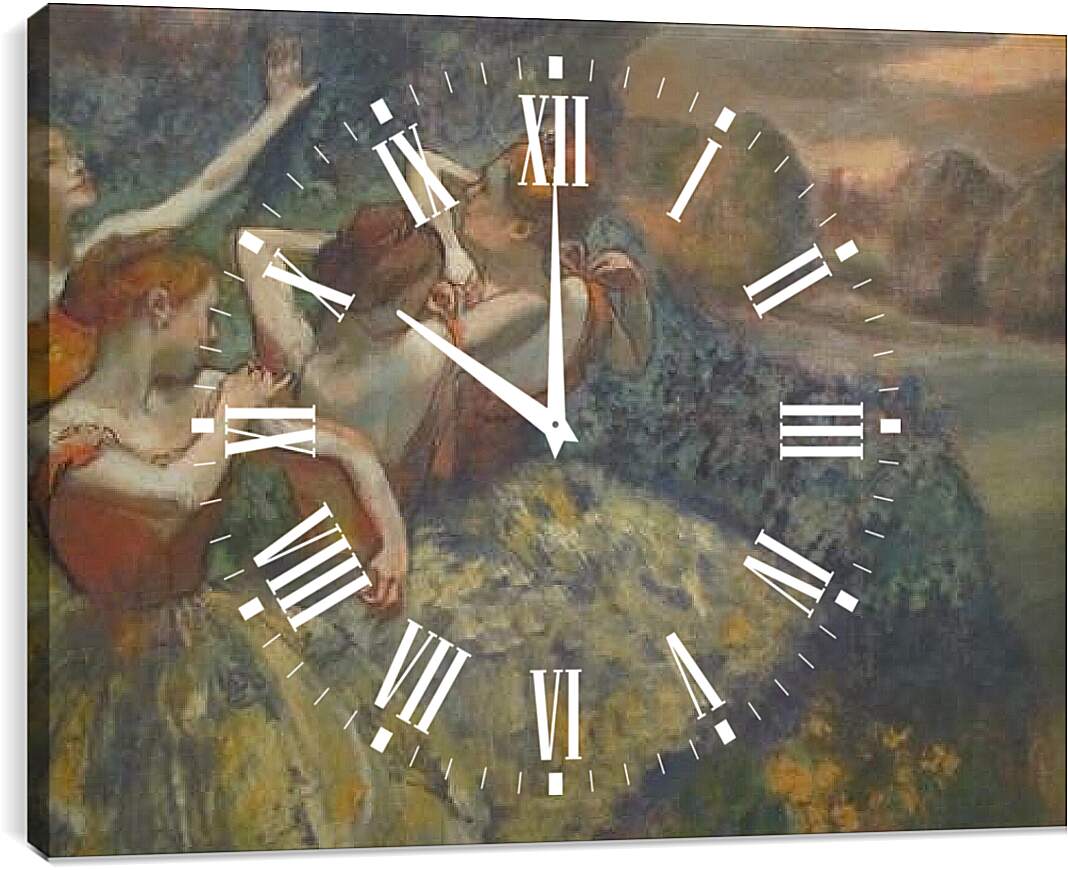 Часы картина - Балет. Эдгар Дега