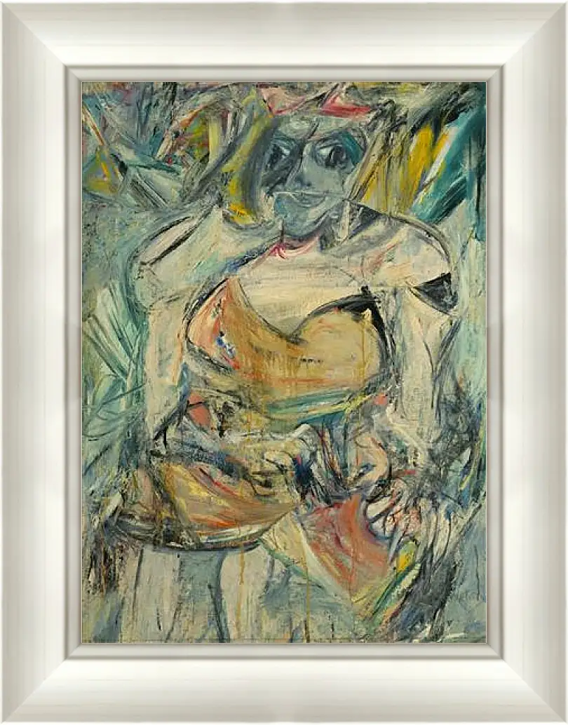 Картина в раме - Woman, II. Женщина, II. Виллем де Кунинг