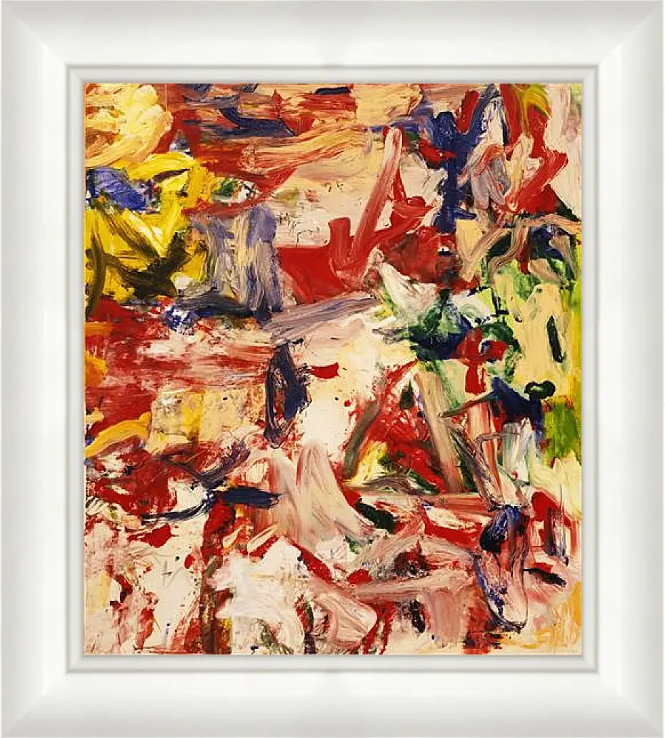 Картина в раме - Untitled XIX. Без названия XIX. Виллем де Кунинг