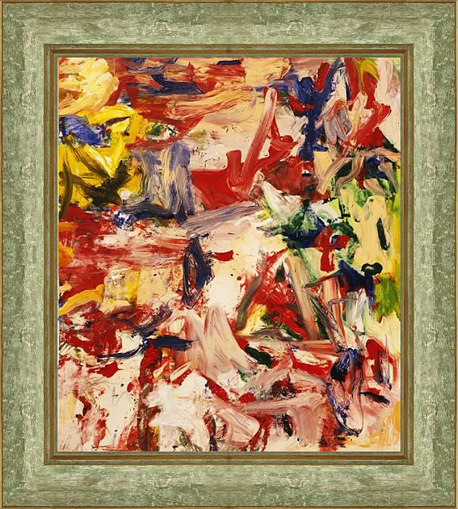 Картина в раме - Untitled XIX. Без названия XIX. Виллем де Кунинг