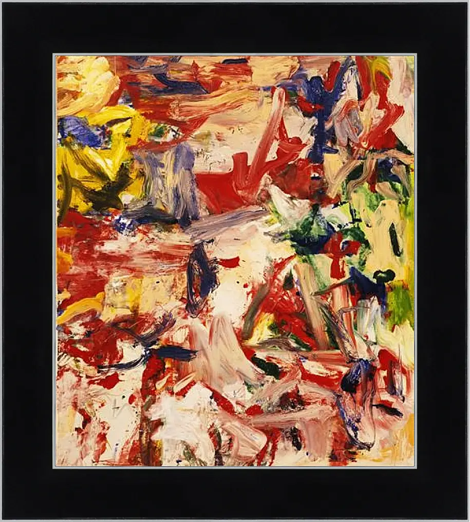 Картина в раме - Untitled XIX. Без названия XIX. Виллем де Кунинг