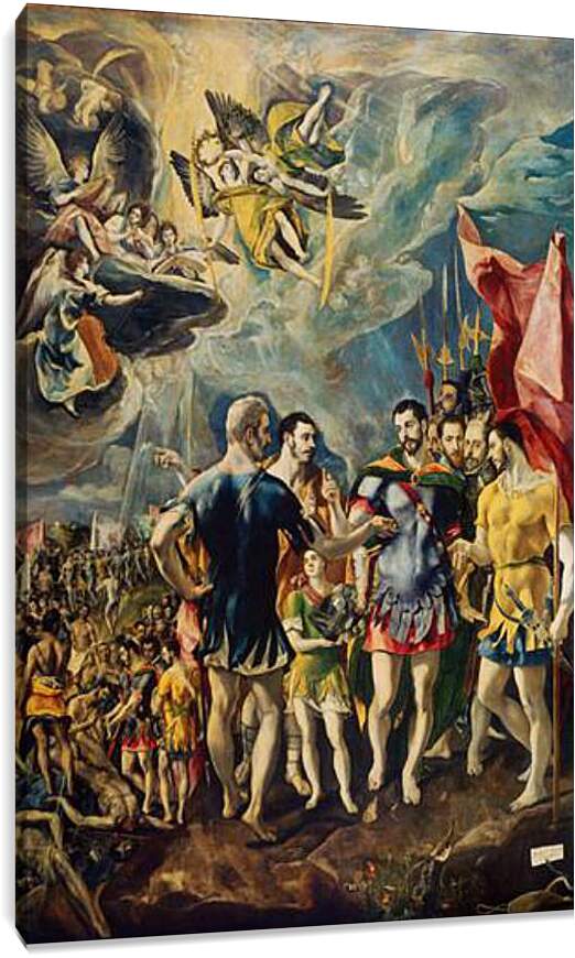 Постер и плакат - The martyrdom of Saint Mauritius. Эль Греко