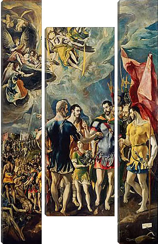 Модульная картина - The martyrdom of Saint Mauritius. Эль Греко