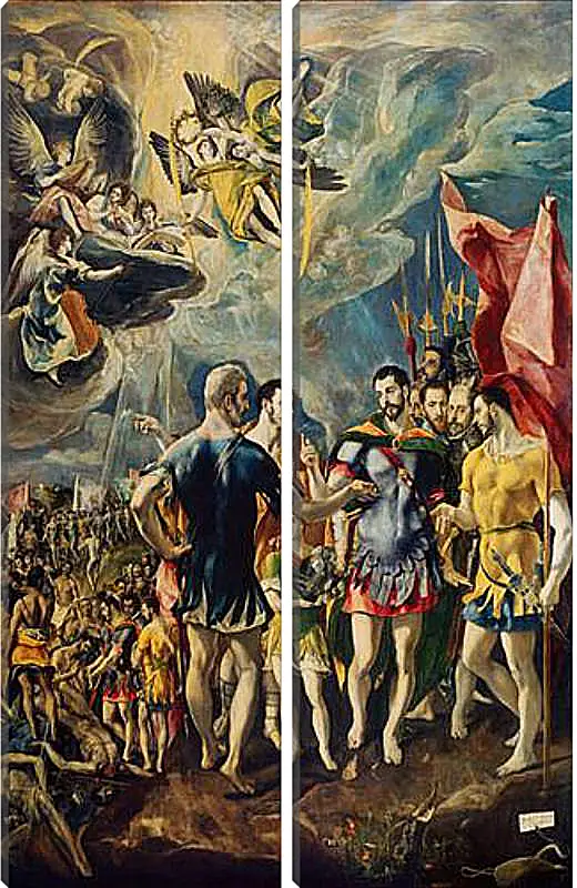 Модульная картина - The martyrdom of Saint Mauritius. Эль Греко