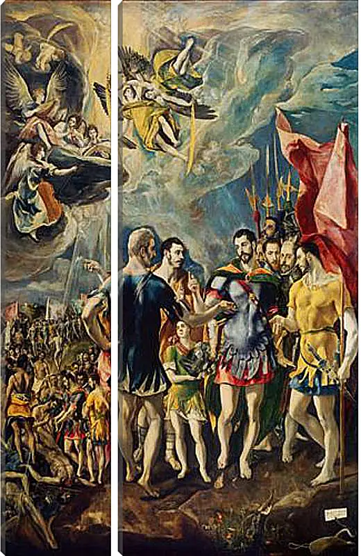 Модульная картина - The martyrdom of Saint Mauritius. Эль Греко