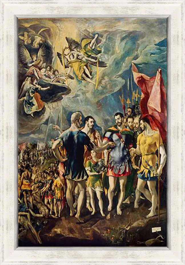 Картина в раме - The martyrdom of Saint Mauritius. Эль Греко