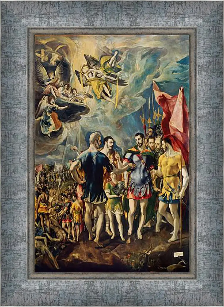 Картина в раме - The martyrdom of Saint Mauritius. Эль Греко