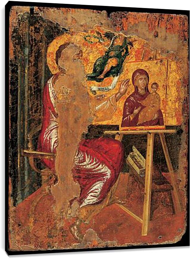 Постер и плакат - Saint Luke Drawing the Virgin. Эль Греко