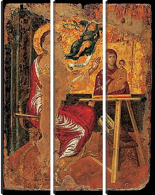 Модульная картина - Saint Luke Drawing the Virgin. Эль Греко