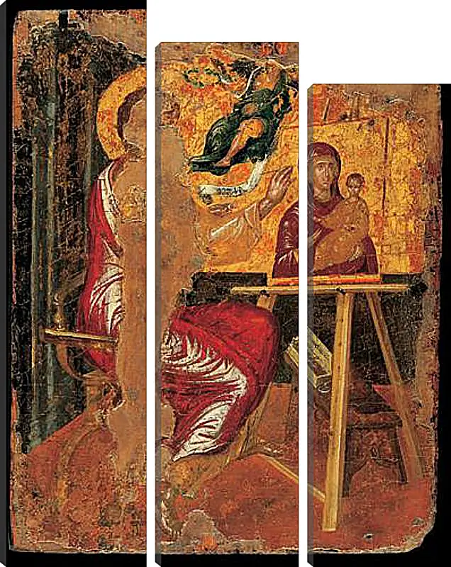 Модульная картина - Saint Luke Drawing the Virgin. Эль Греко