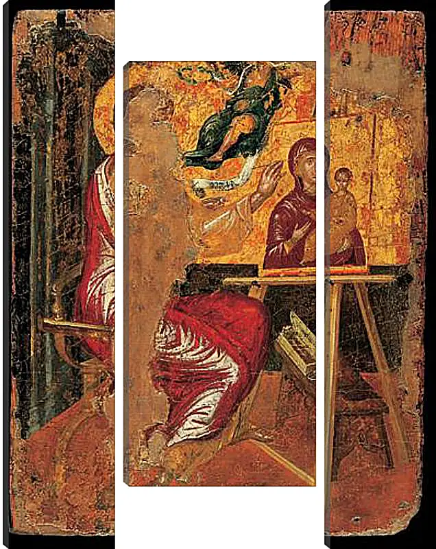 Модульная картина - Saint Luke Drawing the Virgin. Эль Греко