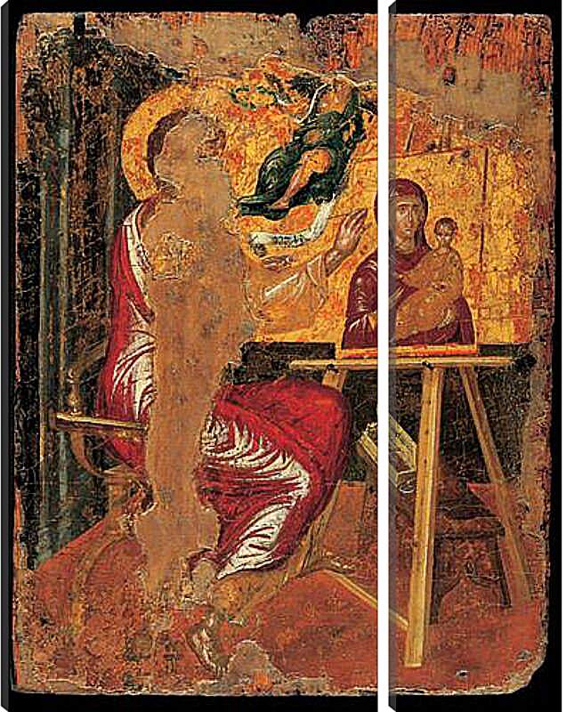 Модульная картина - Saint Luke Drawing the Virgin. Эль Греко