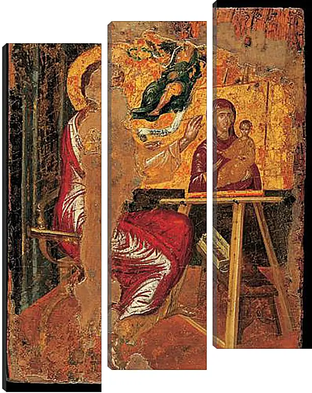 Модульная картина - Saint Luke Drawing the Virgin. Эль Греко