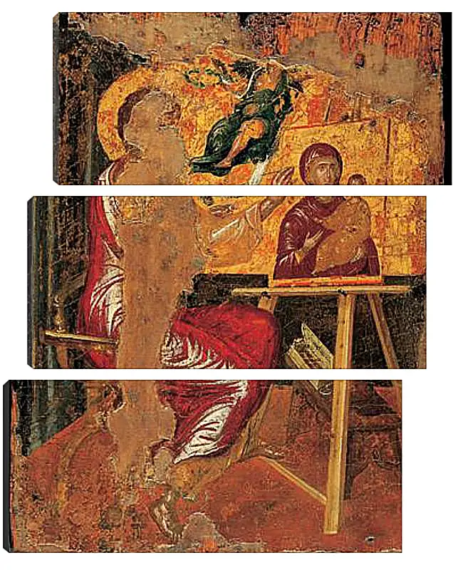 Модульная картина - Saint Luke Drawing the Virgin. Эль Греко