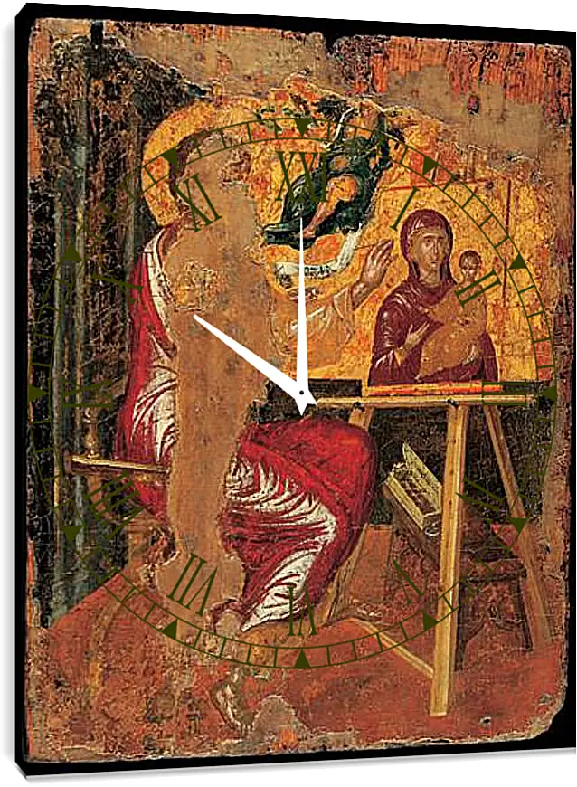 Часы картина - Saint Luke Drawing the Virgin. Эль Греко