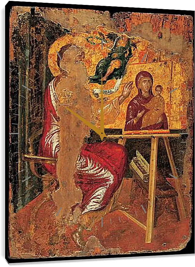 Часы картина - Saint Luke Drawing the Virgin. Эль Греко