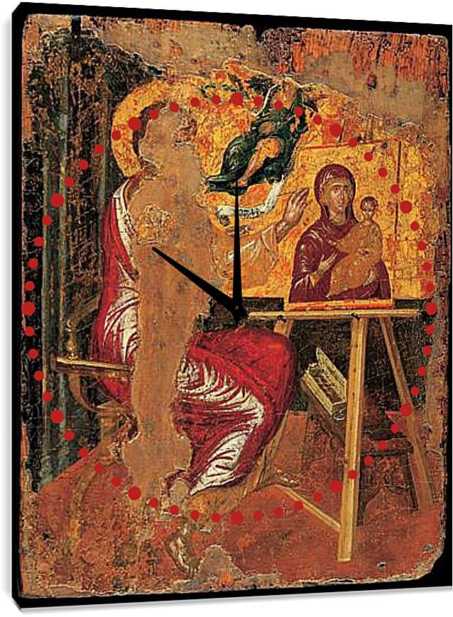 Часы картина - Saint Luke Drawing the Virgin. Эль Греко