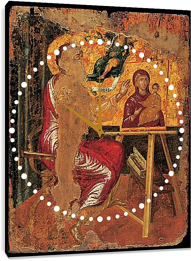 Часы картина - Saint Luke Drawing the Virgin. Эль Греко