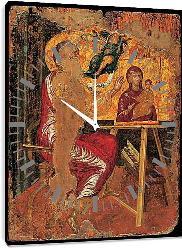 Часы картина - Saint Luke Drawing the Virgin. Эль Греко