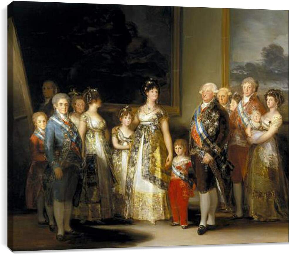 Постер и плакат - The Family of Charles IV. Франсиско Гойя