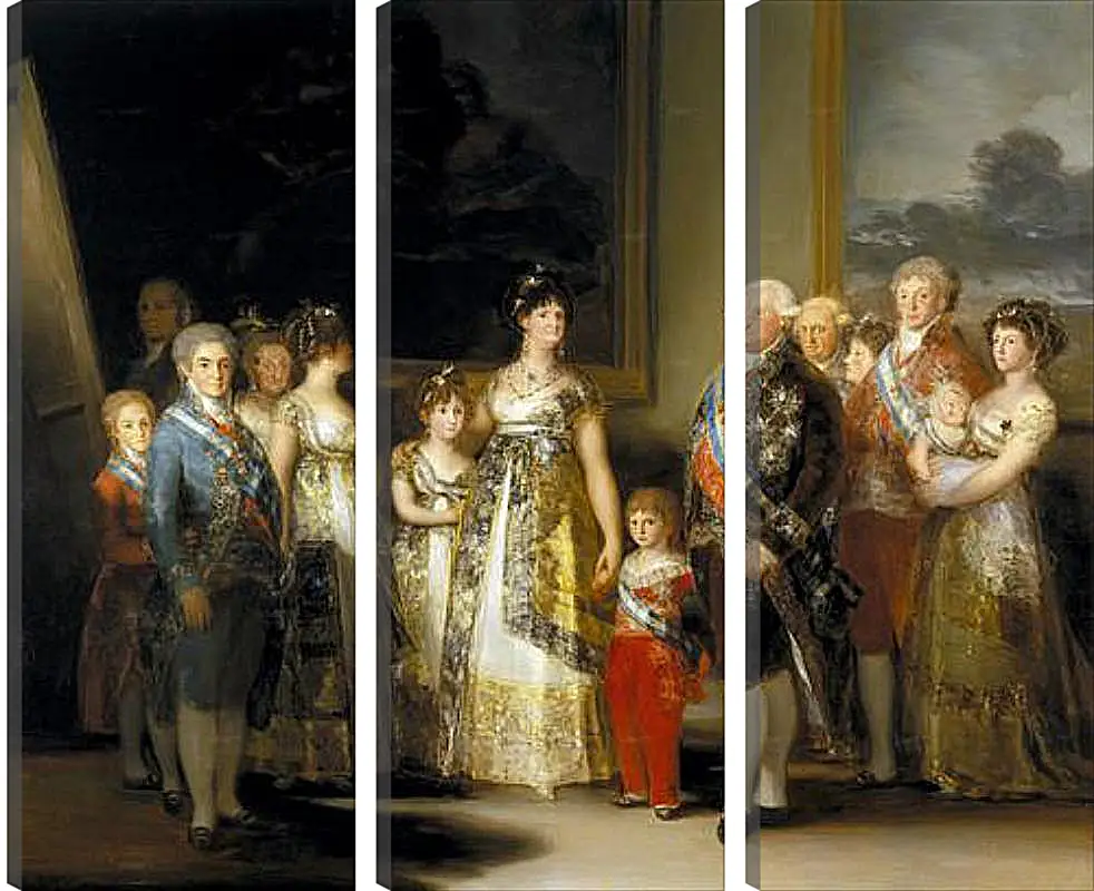 Модульная картина - The Family of Charles IV. Франсиско Гойя