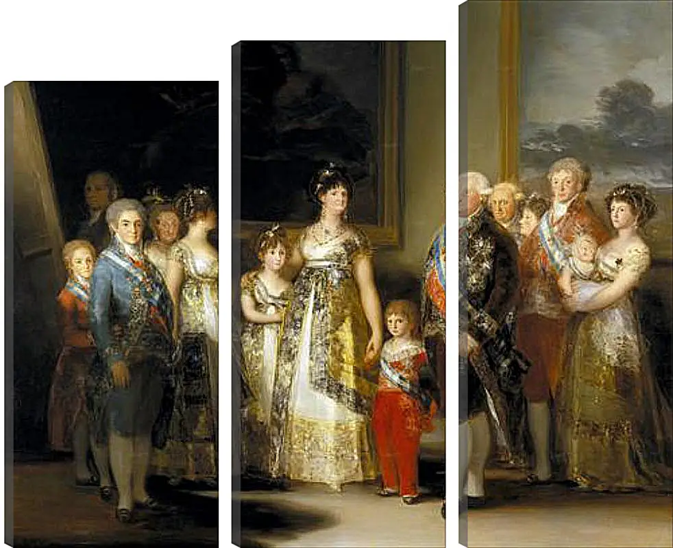 Модульная картина - The Family of Charles IV. Франсиско Гойя