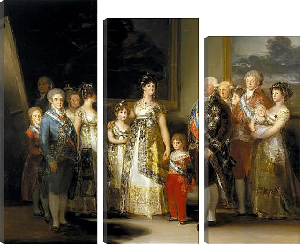 Модульная картина - The Family of Charles IV. Франсиско Гойя