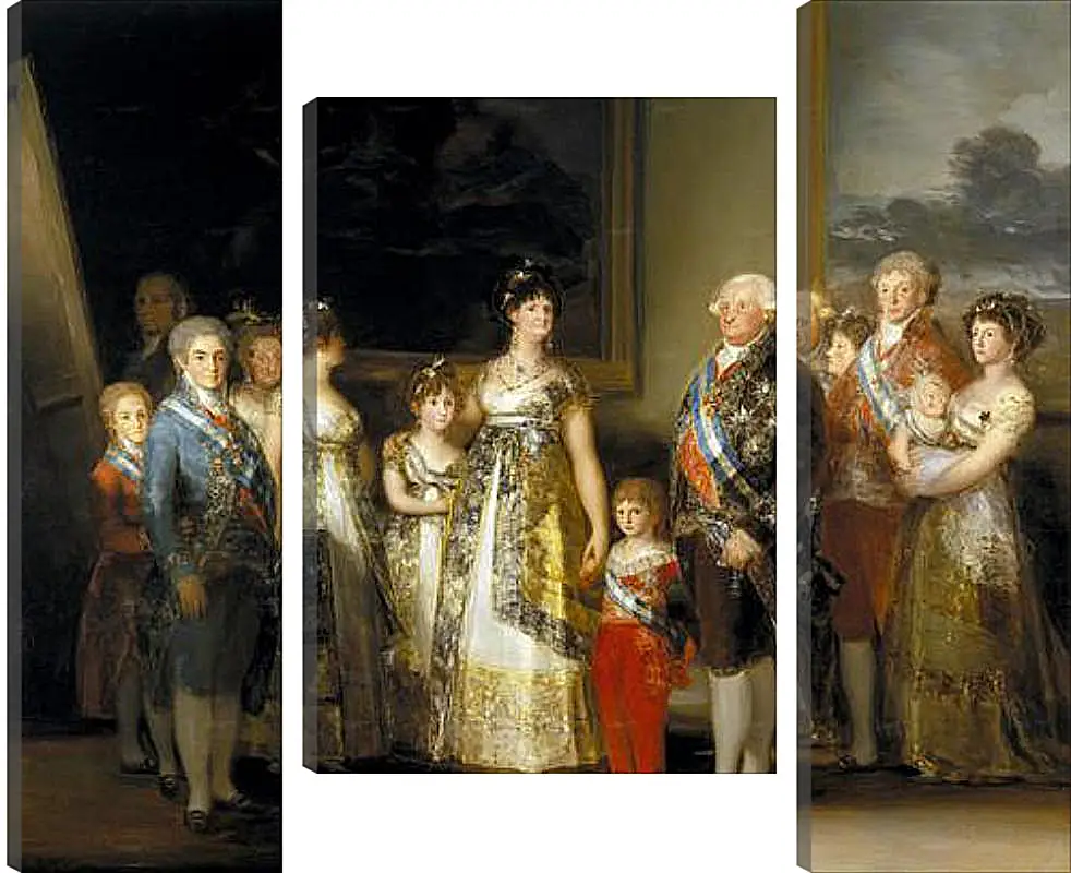 Модульная картина - The Family of Charles IV. Франсиско Гойя