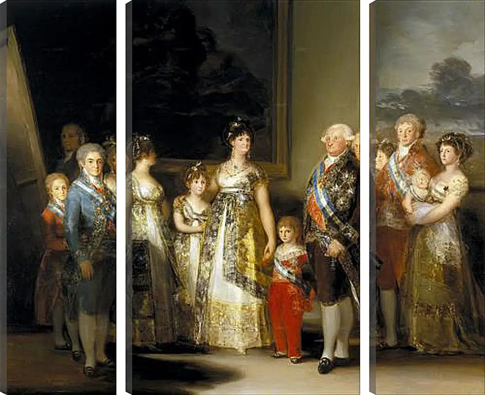 Модульная картина - The Family of Charles IV. Франсиско Гойя