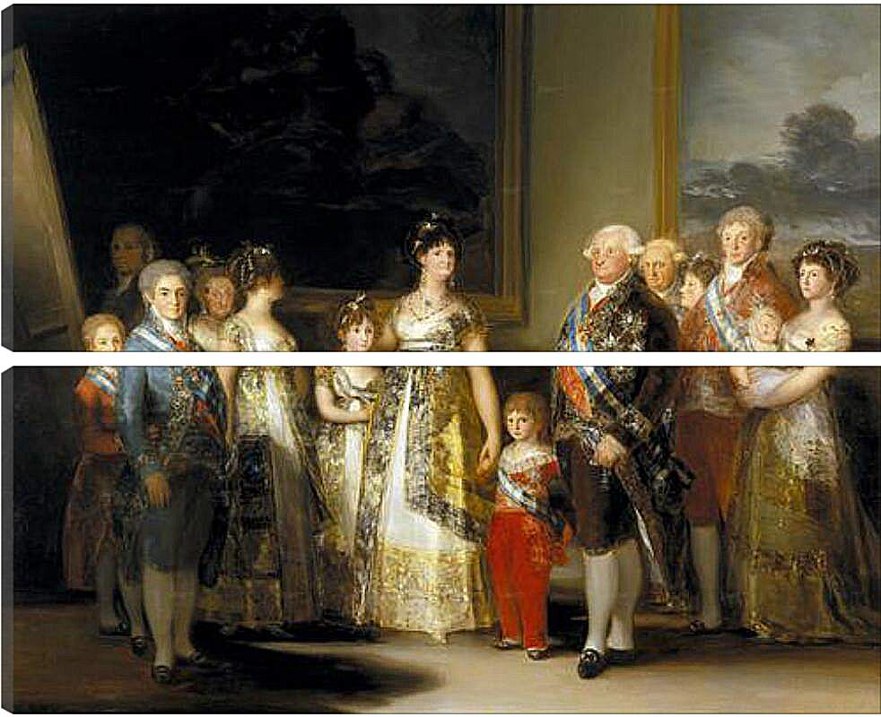 Модульная картина - The Family of Charles IV. Франсиско Гойя