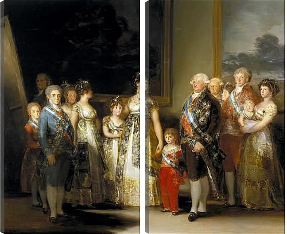 Модульная картина - The Family of Charles IV. Франсиско Гойя