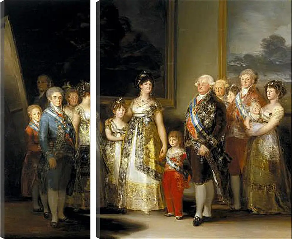 Модульная картина - The Family of Charles IV. Франсиско Гойя