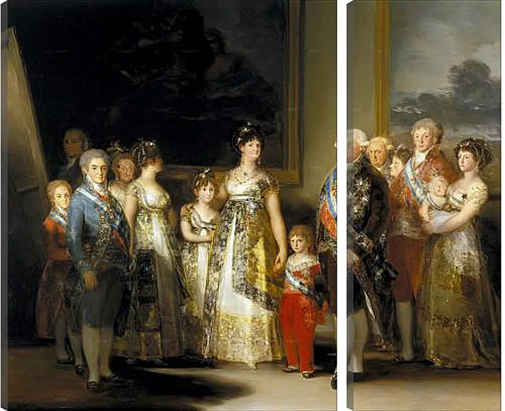 Модульная картина - The Family of Charles IV. Франсиско Гойя