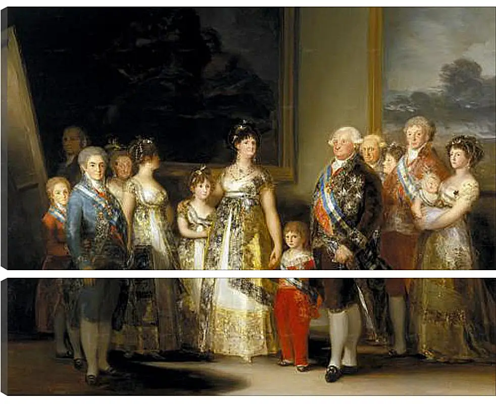 Модульная картина - The Family of Charles IV. Франсиско Гойя