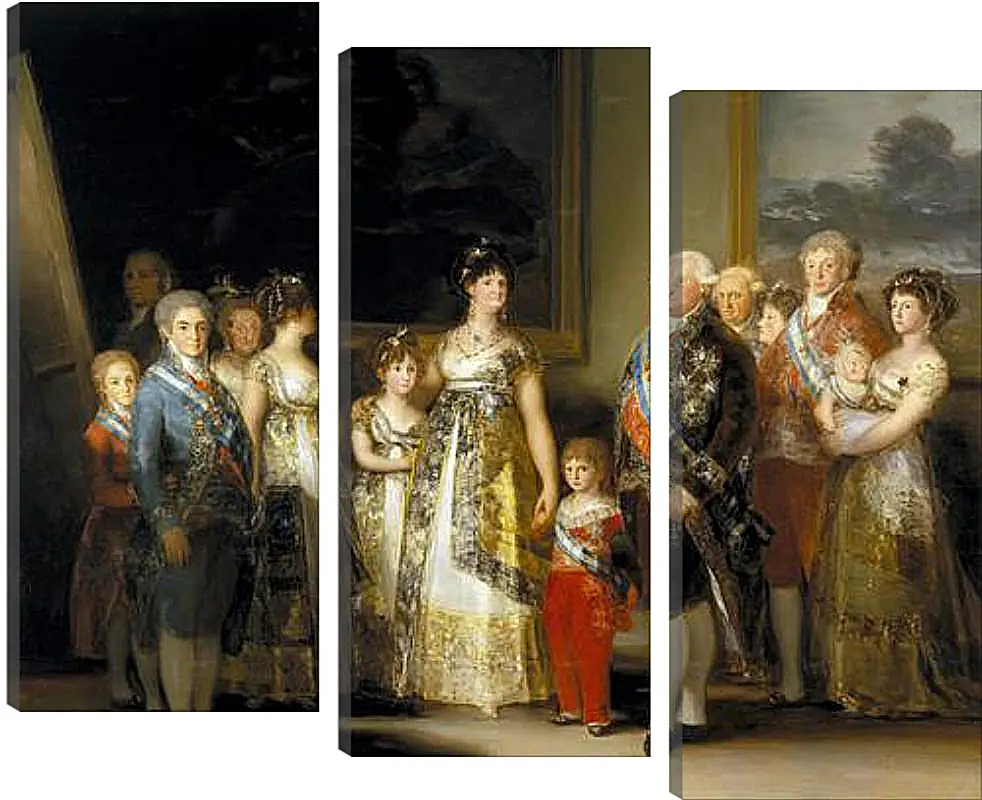 Модульная картина - The Family of Charles IV. Франсиско Гойя