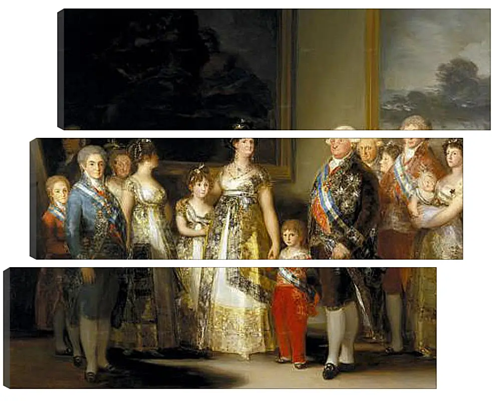 Модульная картина - The Family of Charles IV. Франсиско Гойя