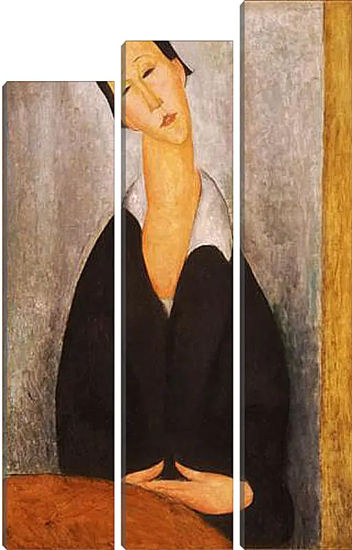 Модульная картина - Portrait of a Polish Woman. Портрет польки. Амедео Модильяни