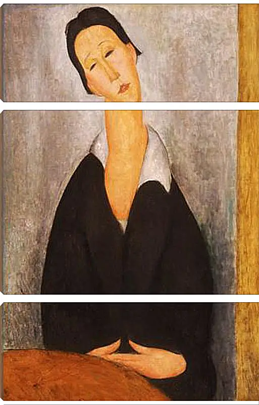 Модульная картина - Portrait of a Polish Woman. Портрет польки. Амедео Модильяни