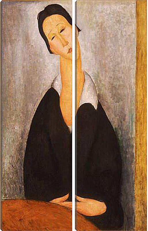 Модульная картина - Portrait of a Polish Woman. Портрет польки. Амедео Модильяни