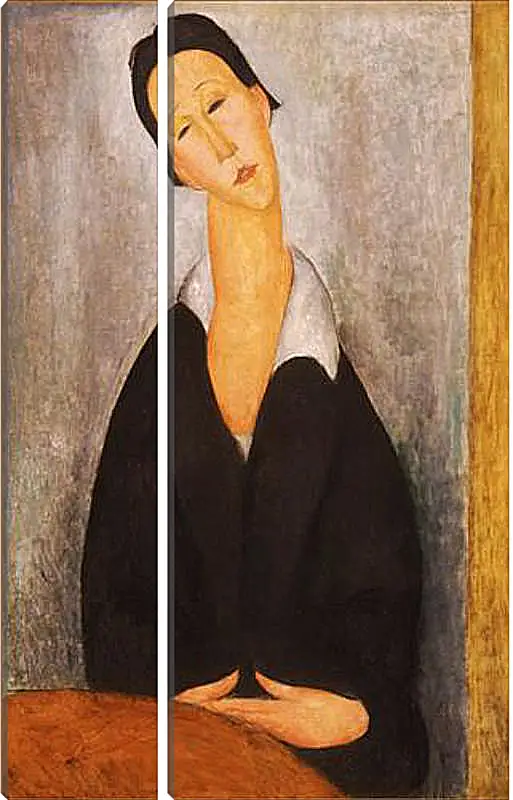 Модульная картина - Portrait of a Polish Woman. Портрет польки. Амедео Модильяни