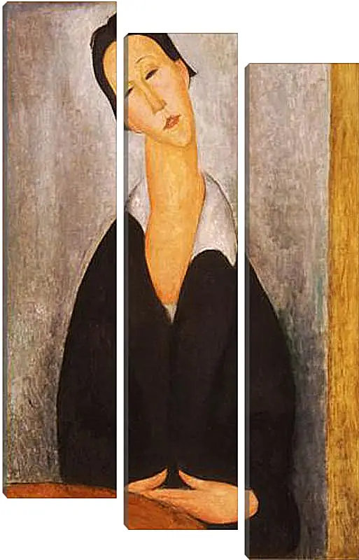 Модульная картина - Portrait of a Polish Woman. Портрет польки. Амедео Модильяни