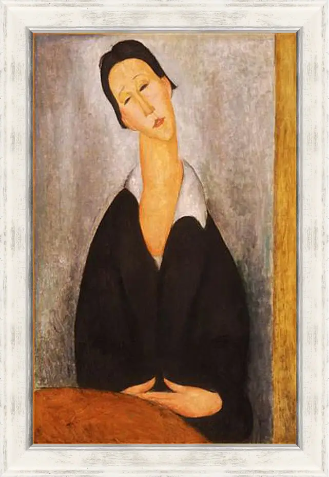 Картина в раме - Portrait of a Polish Woman. Портрет польки. Амедео Модильяни