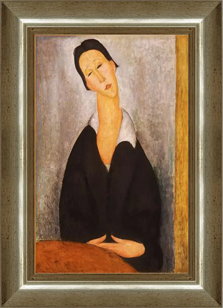 Картина в раме - Portrait of a Polish Woman. Портрет польки. Амедео Модильяни